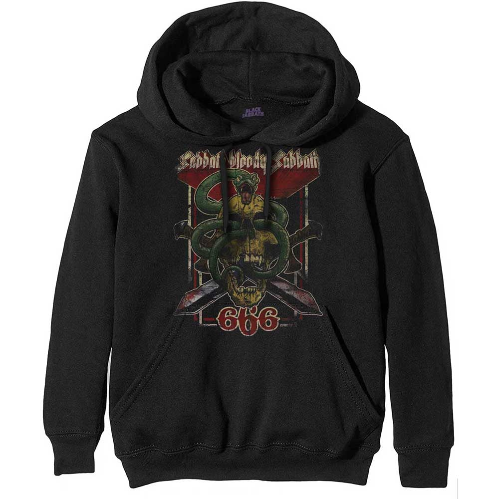 Image of Black Sabbath Hoodie - Bloody Sabbath 666 Rock Off